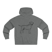 Labrador Retriever Hoodies, Men's Lightweight Pullover Hooded Sweatshirt