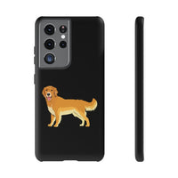 Golden Retriever Cell Phone Cases, Samsung, iPhone, Google, Impact Resistant, Dual Layer for Protection, FREE Shipping, Made in USA!!