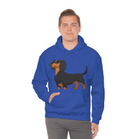 Dachshund Unisex Heavy Blend™ Hooded Sweatshirt, S - 5XL, 13 Colors, Cotton/Polyester, FREE Shipping, Made in USA!!