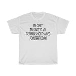 German Shorthaired Pointer Unisex Heavy Cotton Tee