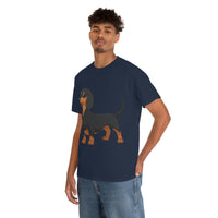 Dachshund Unisex Heavy Cotton Tee, S - 5XL, 12 Colors, Light Fabric, FREE Shipping, Made in USA!!