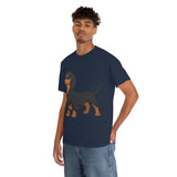 Dachshund Unisex Heavy Cotton Tee, S - 5XL, 12 Colors, Light Fabric, FREE Shipping, Made in USA!!
