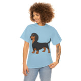 Dachshund Unisex Heavy Cotton Tee, S - 5XL, 12 Colors, Light Fabric, FREE Shipping, Made in USA!!
