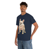 French Bulldog Unisex Heavy Cotton Tee, S - 5XL, 12 Colors, Light Fabric, FREE Shipping, Made in USA!!