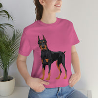 Doberman Pinscher Unisex Jersey Short Sleeve Tee