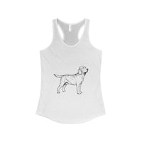 Labrador Retriever Tank Tops for Women Ideal Racerback Tank