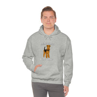 Airedale Terrier Unisex Heavy Blend Hooded Sweatshirt, S - 5XL, 12 Colors, Cotton/Polyester, FREE Shipping, Made in USA!!