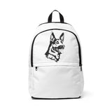 German Shepherd Unisex Fabric Backpack