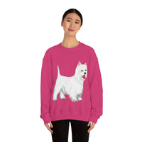 West Highland White Terrier Unisex Heavy Blend™ Crewneck Sweatshirt, S - 5XL, Cotton/Polyester, FREE Shipping, Made in USA!!