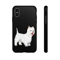 West Highland White Terrier Tough Cell Phone Cases, Impact Resistant, Matte or Glossy, FREE Shipping, Made in USA!!