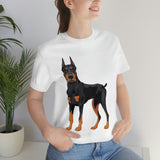 Doberman Pinscher Unisex Jersey Short Sleeve Tee