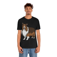 Shetland Sheepdog Unisex Jersey Short Sleeve Tee