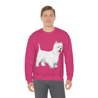 West Highland White Terrier Unisex Heavy Blend™ Crewneck Sweatshirt, S - 5XL, Cotton/Polyester, FREE Shipping, Made in USA!!