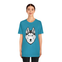 Siberian Husky Unisex Jersey Short Sleeve Tee, 12 Colors, XS-4XL, Light Fabric, FREE Shipping, Made in USA!!