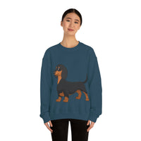 Dachshund Unisex Heavy Blend™ Crewneck Sweatshirt, S - 2XL, 14 Colors, Cotton/Polyester, Medium Fabric, FREE Shipping, Made in USA!!