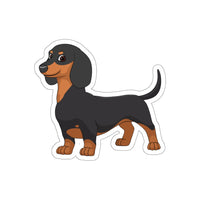 Dachshund Die-Cut Stickers, Water Resistant Vinyl, 5 Sizes, Matte Finish, Indoor/Outdoor, FREE Shipping, Made in USA!!