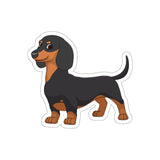 Dachshund Die-Cut Stickers, Water Resistant Vinyl, 5 Sizes, Matte Finish, Indoor/Outdoor, FREE Shipping, Made in USA!!