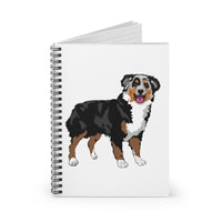 Australian Shepherd Spiral Notebook - Ruled Line