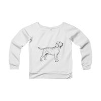 Labrador Retriever Women's Sponge Fleece Wide Neck Sweatshirt