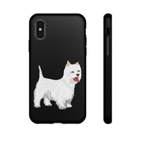 West Highland White Terrier Tough Cell Phone Cases, Impact Resistant, Matte or Glossy, FREE Shipping, Made in USA!!