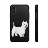 West Highland White Terrier Tough Cell Phone Cases, Impact Resistant, Matte or Glossy, FREE Shipping, Made in USA!!
