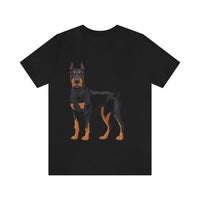 Doberman Pinscher Unisex Jersey Short Sleeve Tee