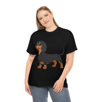 Dachshund Unisex Heavy Cotton Tee, S - 5XL, 12 Colors, Light Fabric, FREE Shipping, Made in USA!!