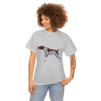 German Shorthaired Pointer Unisex Heavy Cotton Tee