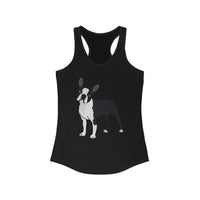 Boston Terrier Women's Ideal Racerback Tank