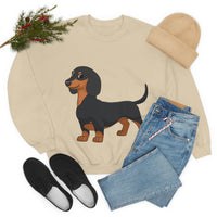 Dachshund Unisex Heavy Blend™ Crewneck Sweatshirt, S - 2XL, 14 Colors, Cotton/Polyester, Medium Fabric, FREE Shipping, Made in USA!!