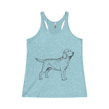 Labrador Retriever Tank Tops for Women Tri-Blend Racerback Tank