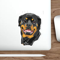 Rottweiler Die-Cut Stickers, Water Resistant Vinyl, 5 Sizes, Matte Finish, Indoor/Outdoor, FREE Shipping, Made in USA!!