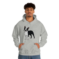 Boston Terrier Unisex Heavy Blend™ Hooded Sweatshirt, S - 5XL, 12 Colors, Cotton/Polyester, FREE Shipping, Made in USA!!