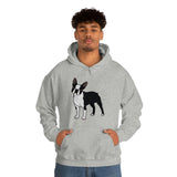 Boston Terrier Unisex Heavy Blend™ Hooded Sweatshirt, S - 5XL, 12 Colors, Cotton/Polyester, FREE Shipping, Made in USA!!