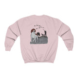 German Shorthaired Pointer Unisex Heavy Blend™ Crewneck Sweatshirt