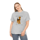 Airedale Terrier Unisex Heavy Cotton Tee, S - 5XL, 14 Colors, Light Fabric, FREE Shipping, Made in USA!!