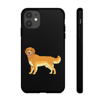 Golden Retriever Cell Phone Cases, Samsung, iPhone, Google, Impact Resistant, Dual Layer for Protection, FREE Shipping, Made in USA!!