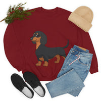 Dachshund Unisex Heavy Blend™ Crewneck Sweatshirt, S - 2XL, 14 Colors, Cotton/Polyester, Medium Fabric, FREE Shipping, Made in USA!!