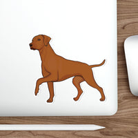 Rhodesian Ridgeback Die-Cut Stickers, 5 Sizes, Matte Finish, Water Resistant Vinyl, Indoor/Outdoor, FREE Shipping, Made in USA!!