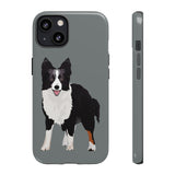 Border Collie Tough Cell Phone Cases, iPhone, Samsung, 2 Layer Case, Impact Resistant, Photographic Print Quality, FREE Shipping, Made in the USA!!