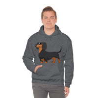 Dachshund Unisex Heavy Blend™ Hooded Sweatshirt, S - 5XL, 13 Colors, Cotton/Polyester, FREE Shipping, Made in USA!!