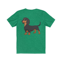 Dachshund  Unisex Jersey Short Sleeve Tee