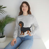 Dachshund Unisex Heavy Blend™ Crewneck Sweatshirt, S - 2XL, 14 Colors, Cotton/Polyester, Medium Fabric, FREE Shipping, Made in USA!!