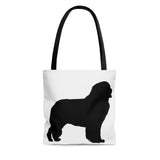 Newfoundland Tote Bag, 3 Sizes, Polyester, Boxed Corners, Black Cotton Handles, FREE Shipping, Made in USA!!