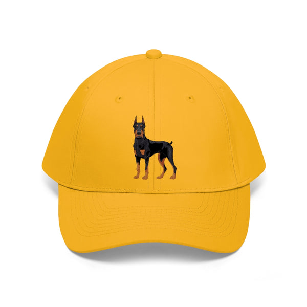 Doberman Pinscher Unisex Twill Hat