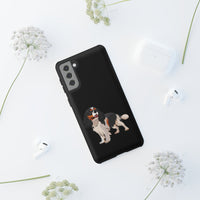 Tricolor Cavalier King Charles Spaniel Tough Cell Phone Cases, Glossy/Matte, Google, Samsung, iPhone, FREE Shipping, Made in USA!!