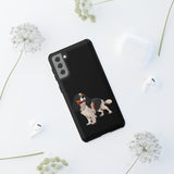 Tricolor Cavalier King Charles Spaniel Tough Cell Phone Cases, Glossy/Matte, Google, Samsung, iPhone, FREE Shipping, Made in USA!!