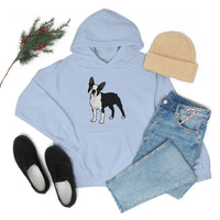 Boston Terrier Unisex Heavy Blend™ Hooded Sweatshirt, S - 5XL, 12 Colors, Cotton/Polyester, FREE Shipping, Made in USA!!