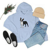 Boston Terrier Unisex Heavy Blend™ Hooded Sweatshirt, S - 5XL, 12 Colors, Cotton/Polyester, FREE Shipping, Made in USA!!