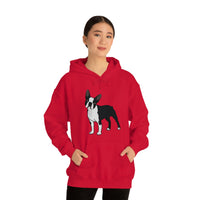 Boston Terrier Unisex Heavy Blend™ Hooded Sweatshirt, S - 5XL, 12 Colors, Cotton/Polyester, FREE Shipping, Made in USA!!